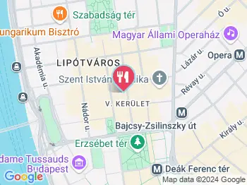 The Box Donut - Sas utca Budapest a térképen