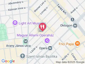 The Magic Budapest a térképen