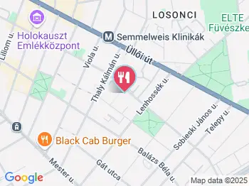 The Nook Specialty Coffeeshop Budapest a térképen