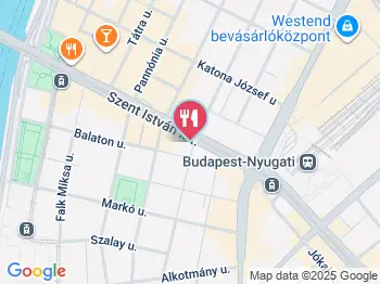 The Pointers Pub Budapest a térképen