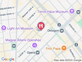 The Pulse Budapest a térképen