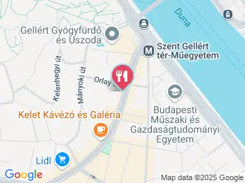 The Rabbit & The Duck Bar Budapest a térképen