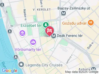 The Ritz-Carlton Hotel Budapest a térképen