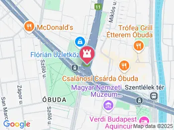 Thermae Maiores Budapest a térképen