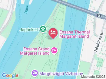 Danubius Health Spa Resort Margitsziget Budapest a térképen