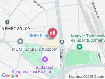 Tibidabo Gluténmentes Étterem Budapest a térképen