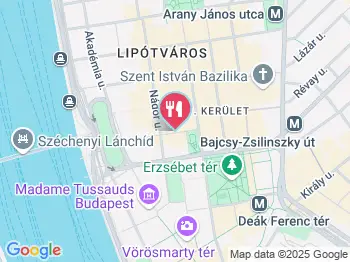 Tigris Étterem & Borbár Budapest a térképen