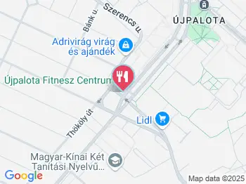 Tina Pékség - Nyírpalota utca Budapest a térképen