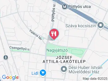 Tinódi Pékség Budapest a térképen