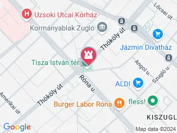 Tisza István szobor Budapest a térképen