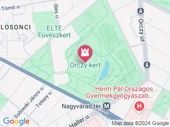 Tiszti hősi emlékmű Budapest a térképen