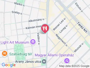 Titiz Turkish Restaurant Budapest a térképen