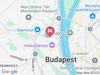 Toldi Apartman Budapest a térképen