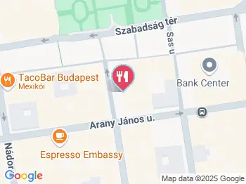 Ton-Ichi Ramen Budapest a térképen