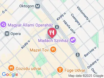 TOOQ TOOQ Thai Food Budapest a térképen