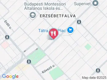 Tortuga Étterem Budapest a térképen