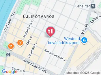 Tortuga & Pohánka Bistro 2. Budapest a térképen