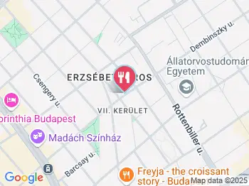 Tortuga & Pohánka Budapest a térképen