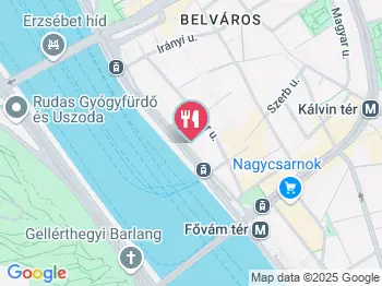 Toscana Trattoria Budapest a térképen