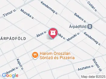 Tóth Ilonka Emlékház Budapest a térképen