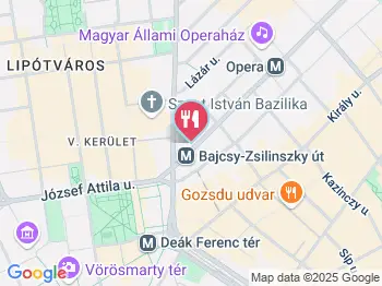 Trattoria Cardinale Budapest Budapest a térképen