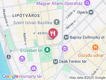 Trattoria Mamma Étterem Budapest a térképen