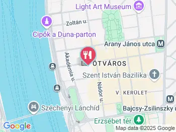 Trattoria Pomo D'Oro Budapest a térképen