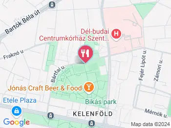 Trattoria Serafina Budapest a térképen