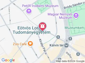 Travelling Galaxy Budapest a térképen