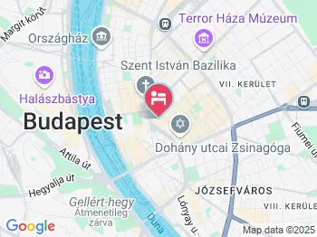 Trendy Deluxe Apartments Budapest a térképen