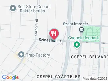 Trendy Palacsintázó Budapest a térképen