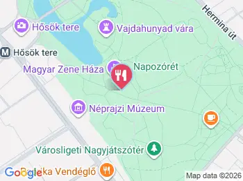 Trilla Bisztró - Magyar Zene Háza étterme Budapest a térképen
