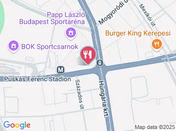 Trio & Fornetti - Stadionok Budapest a térképen