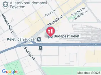TRIO Pizza - Keleti Pályaudvar Budapest a térképen