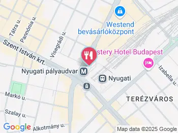 TRIO Pizza - Nyugati Pályaudvar Budapest a térképen