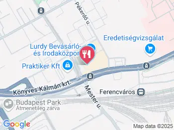 Tripla Coffee & Cocktail Bar - Lurdy Ház Budapest a térképen