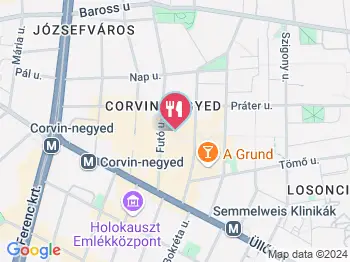 Tripla Hofmann Budapest a térképen