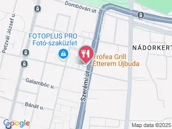 Trófea Cukrászda - Újbuda Budapest a térképen