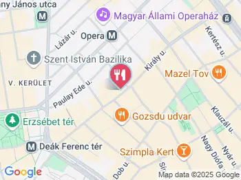 Trófea Grill Étterem - Király utca Budapest a térképen