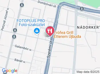 Trófea Grill Étterem - Újbuda Budapest a térképen
