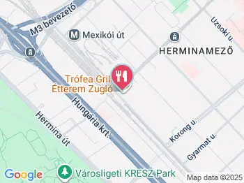 Trófea Grill Étterem - Zugló Budapest a térképen