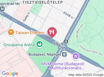 Trójai Faló Budapest a térképen