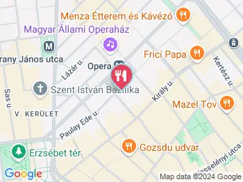 Tuk Tuk Bar Budapest a térképen