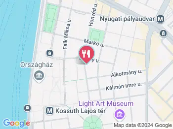 Tulipano Restaurant Budapest a térképen