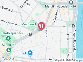 Tündérkert Kínai Étterem Budapest a térképen