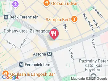 Turiszt Büfé Budapest a térképen