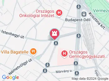 Turul szobor Budapest a térképen