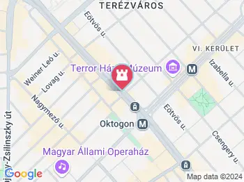 Tutanhamon Museion Budapest a térképen