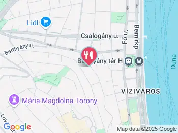 Új-Budavár Étterem Budapest a térképen