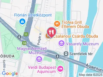 Új Sipos Halászkert Budapest a térképen